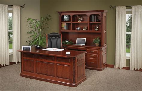 Lexington Deluxe Executive Desk Brandenberry Amish Furniture