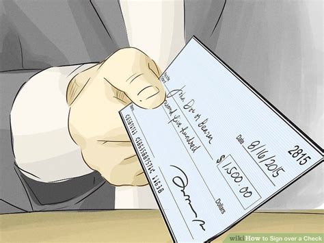 You can simply sign the. How to Sign over a Check: 12 Steps (with Pictures) - wikiHow