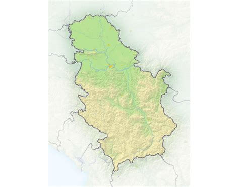 појмови, карта Србије 5 - Printable