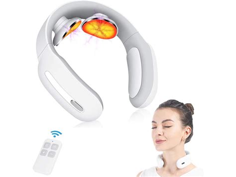 Neck Massager With Heatedintelligent Portable Electric Neck Massage Equipment With 3 Modes And
