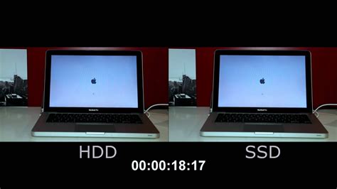 Apple MacBook Pro Late 2011 SSD vs. HDD boot contest    