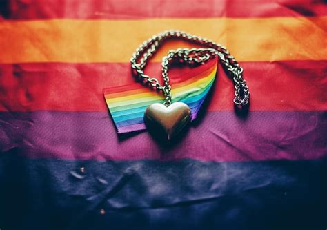 Premium Ai Image Happy Pride Month Banner Gay Pride With Lgbt Flag Background And Heart Love