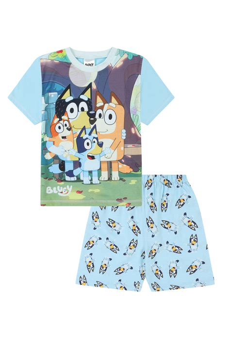 Official Bluey And Bingo Short Pyjamas 18 Months To 7 Years