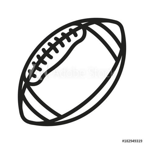 Sep 04, 2014 · college football remained king, drawing crowds as big as 100,000, while nfl franchises came and went. American Football Rugby Ball Minimal Flat Line Outline ...