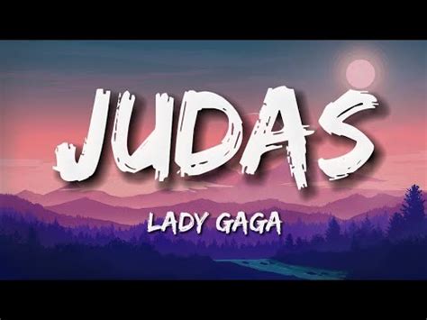 Lady Gaga Judas Lyrics YouTube