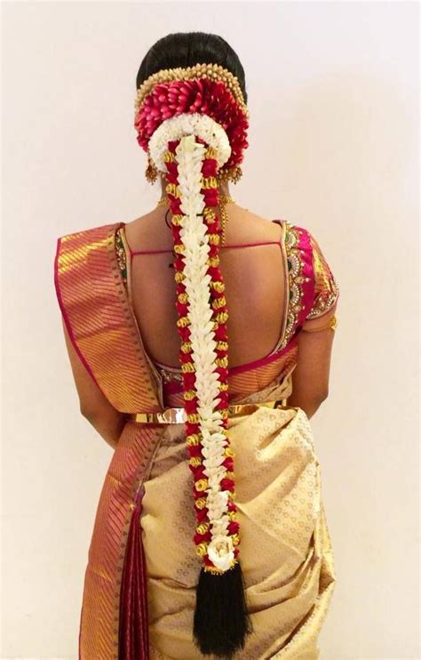 Traditional South Indian Brides Bridal Braid Hair Hairstyle By Swank