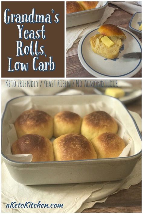 Keto and low carb puddings. Grandma's Yeast Rolls, Low Carb / Keto - A Keto Kitchen ...