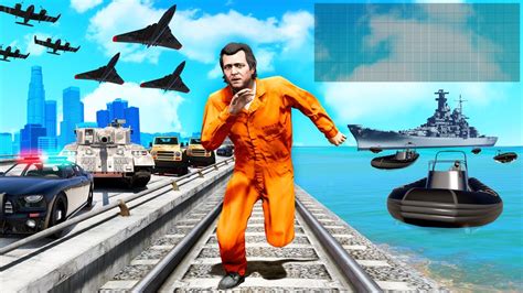 Gta 5 20000 Star Wanted Level Can We Escape Youtube