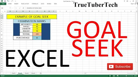 How To Use The Goal Seek Function In Excel Excel Tutorial Youtube