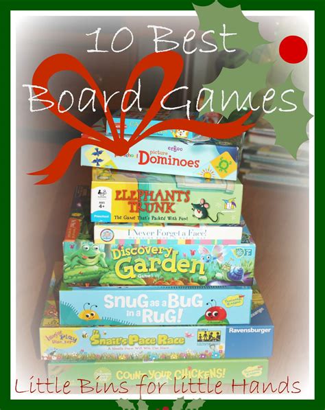 10 Best Preschool Board Games Top Ten Tuesday Holiday Lists