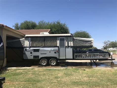 2008 Fleetwood Evolution E4 Tent Trailer Toy Hauler Pop Up Camper