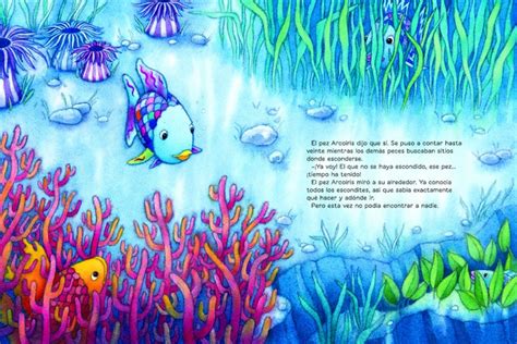Cuento pez arco iris voz incorporada. ¿Jugamos al escondite, pez Arcoíris? (El pez Arcoíris ...