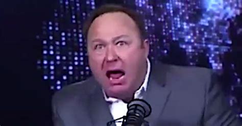 Montage Of Alex Jones Freaking Out Then Apologizing Is Strangely