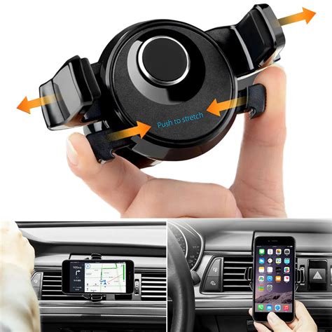 Universal Abs Car Air Vent Phone Holder 360 Degree Rotation Car Phone