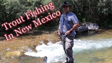 Red River Trout Fishing Red River New Mexico Youtube