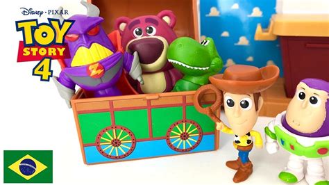 Toy Story 4 Brinquedos Novos Coleção Surpresa Woody Buzz Lightyear Bala Ao Alvo Cabeça De Batata