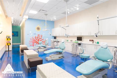 Ocean Inspired Pediatric Patient Area Dental Office Design By Arminco