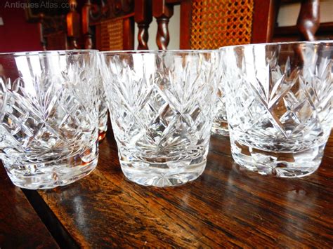 Antiques Atlas Set Of Six Hand Cut Crystal Whiskey Glasses