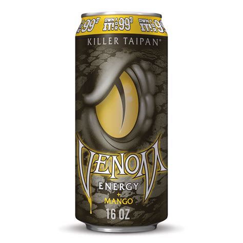 Venom Mango Energy Drink 16 Fl Oz Can