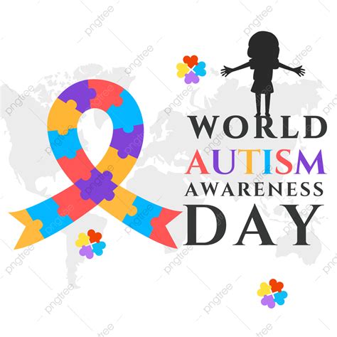 Autism Awareness Ribbon Clipart Transparent Png Hd World Autism