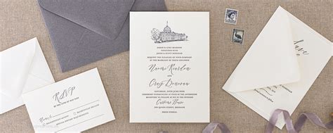 Naomi Venue Illustration Wedding Invitation Design By Deciduous Press
