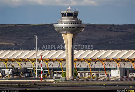 Airport Overview Airport Overview Control Tower At Madrid Barajas