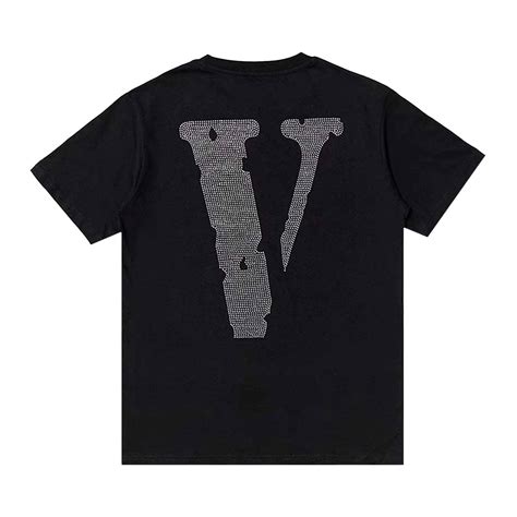 Vlone X Swavorski Friends T Shirt Black Vlone 1020 1fw190103xshs