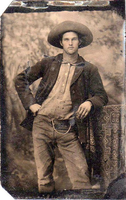 Authentic Cowboy 1800s Art Photography 19th Century 1800s