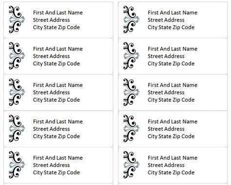 Free Printable Return Address Labels Templates Of Free Avery Label