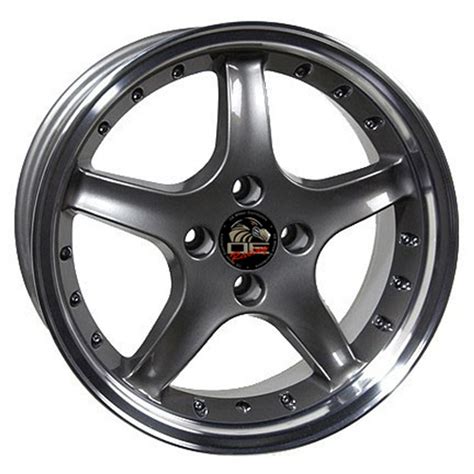 17 Fits Ford Mustang Cobra R 4 Lug Wheels Anthracite With A Fine