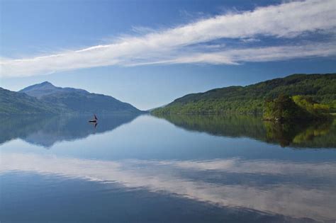 It forms part of the boundary between the council area of . loch_lomond_scenery - Lodge on Loch Lomond