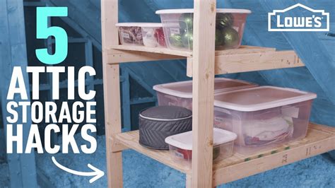 How To Organize Your Attic 5 Easy Storage Ideas House And Home