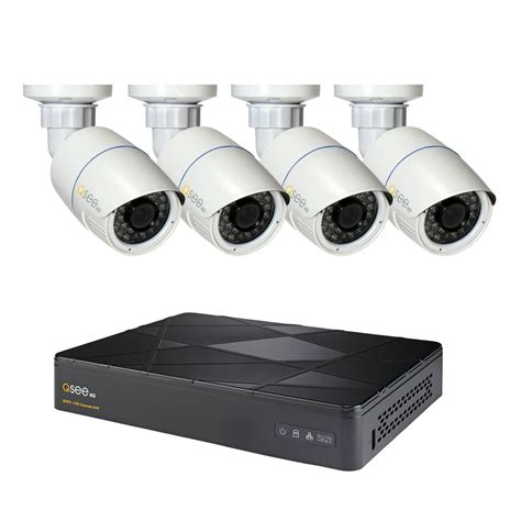 Q See 4 Channel Ip Nvr Security System With 4 X 4mp Ip Cameras 2tb Hdd