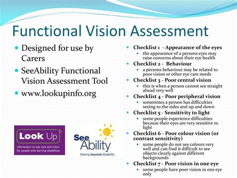 Ppt Visual Health In Learning Disability Nhfn Birmingham Powerpoint