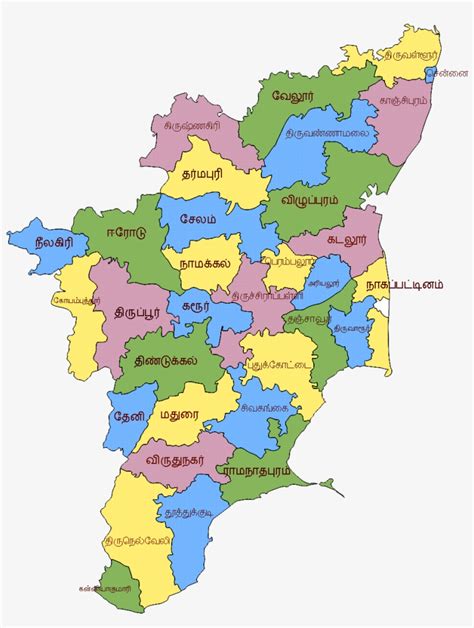Districts Blank Map Of Tamil Nadu Mapsof Net Bank Home Com