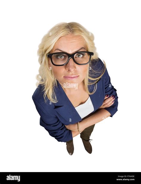 Secretary Wearing Glasses Hi Res Stock Photography And Images Alamy