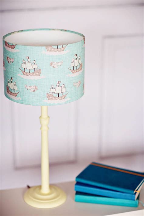 Looking for a good deal on bedroom lampshade? Kids Lampshade, nautical nursery decor, nautical bedroom ...