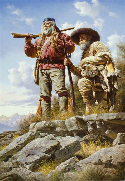 Free Spirits Mountain Man Western Art Western Paintings