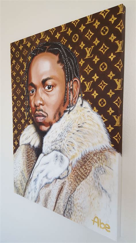 Kendrick Lamar X Louis Vuitton Monogram Portrait On Behance