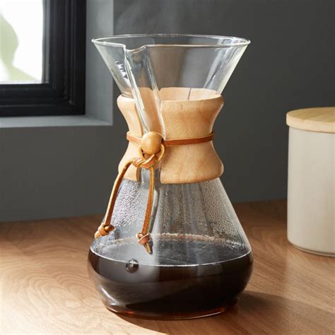 Maybe you would like to learn more about one of these? Chemex 8-Cup Coffee Maker | Crate and Barrel