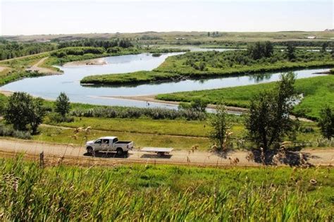 Bow River Shuttles Looking Back Along The Bow River 2012 Season