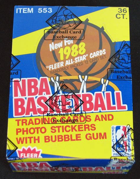 Keywords player name set name acc#. Lot Detail - 1988/89 Fleer Basketball Unopened Wax Box BBCE