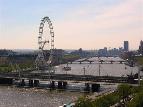 View Of London Eye From Pearson Plc Rooftop In 80 Strand Flickr