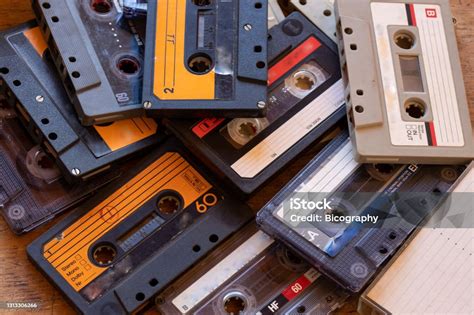 Stacked Cassette Tapes Stock Photo Download Image Now Audio