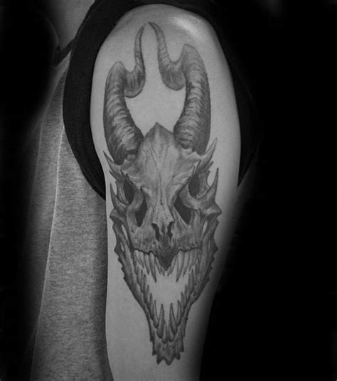 Awesome Dragon Skull Tattoos For Men On Arm Tattoos Arm Mann Arm