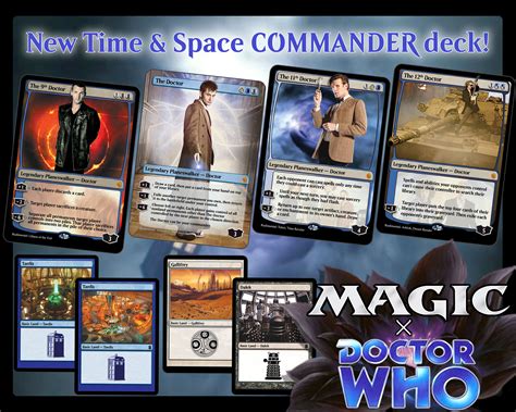 The Time And Space Deck Doctor Who Magic Trading Cards Etsy Australia
