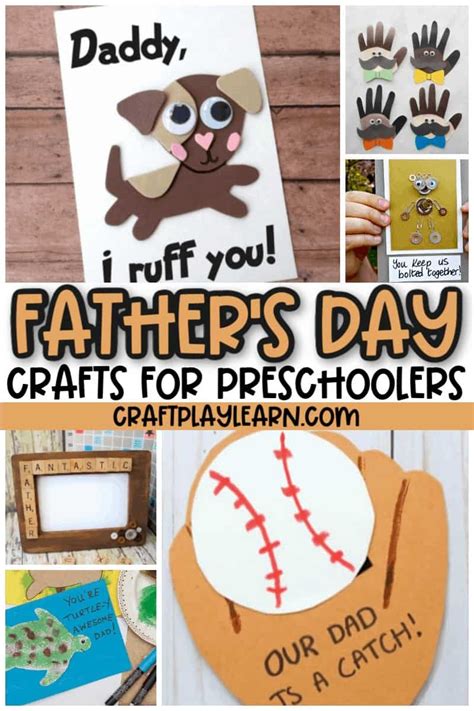 Fathers Day Crafts For Preschoolers - Craft Play Learn