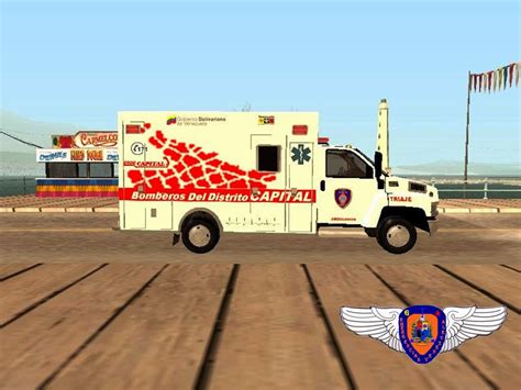 Gta Sa Emergencias Venezuela Gmc Topkick C 4500 Ambulancia De Triaje