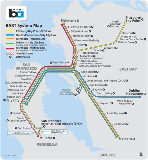 Bart Stations In San Francisco Map
