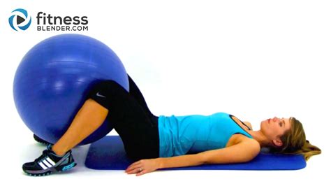 Total Body Exercise Ball Workout 10 Minute Physioball Routine